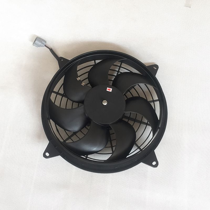 12v/24v jiexin a/c condenser ပန်ကာ 7 ချောင်းပါသော လျှပ်စစ်ပန်ကာ